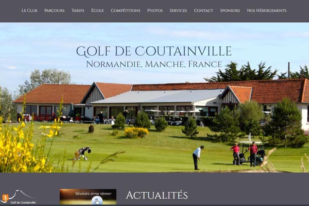 Maison Bord De Mer Individuel Gouville-sur-Mer Exteriér fotografie